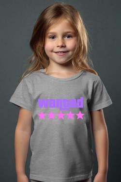 Wanted Stars Grirl - Tshirt Fille-ROUGE