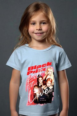 Black pink Bootleg 02 - Tshirt Fille - FC-VERT CLAIR