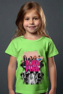 Black pink Bootleg 03 - Tshirt Fille - FC-TURQUOISE