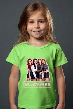 Black pink Girls fun - Tshirt Fille - FC-TURQUOISE