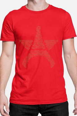 etoile paris mullti - Tshirt Homme-GRIS