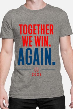 together Win again - Tshirt Homme-GRIS