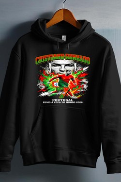CR7 BOOTLEG1 - Sweat capuche Homme-NOIR