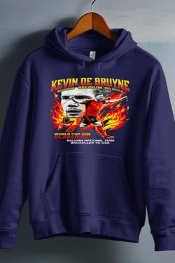 De Bruyne BOOTLEG1 - Sweat capuche Homme-MARINE