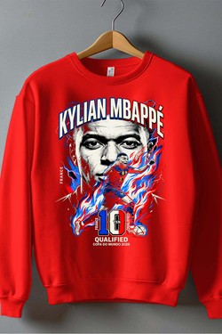 Kylian BOOTLEG2 - Sweat Col Rond Homme-ROUGE