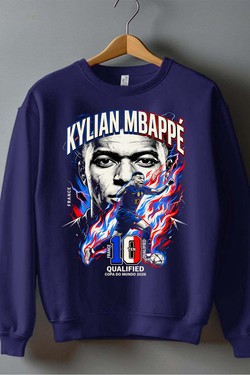 Kylian BOOTLEG2 - Sweat Col Rond Homme-ROUGE