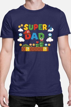 Super Dad Bro - Tshirt Homme-ROUGE