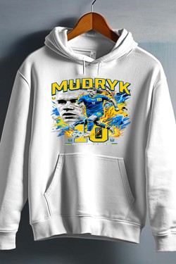 Mudryk BOOTLEG1 - Sweat capuche Homme-BLANC