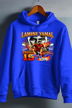 Yamal BOOTLEG2 - Sweat capuche Homme-BLEU ROI