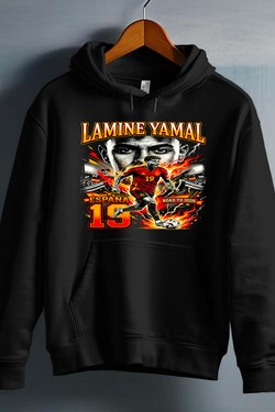 Yamal BOOTLEG2 - Sweat capuche Homme-BLEU ROI