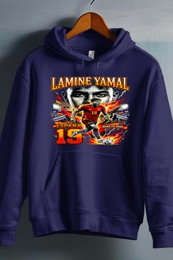 Yamal BOOTLEG2 - Sweat capuche Homme-BLEU ROI