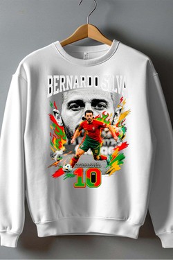 B Silva BOOTLEG1 - Sweat Col Rond Homme-NOIR