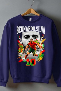 B Silva BOOTLEG1 - Sweat Col Rond Homme-NOIR