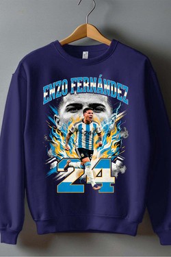 E Fernandez BOOTLEG1 - Sweat Col Rond Homme-MARINE