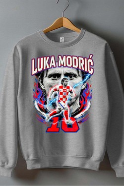 Modric BOOTLEG1 - Sweat Col Rond Homme-NOIR