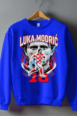 Modric BOOTLEG1 - Sweat Col Rond Homme-NOIR