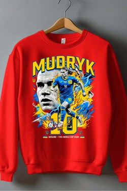Mudryk BOOTLEG1 - Sweat Col Rond Homme-BLANC
