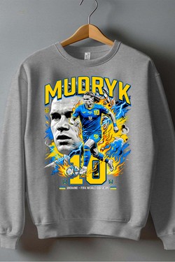 Mudryk BOOTLEG1 - Sweat Col Rond Homme-BLANC