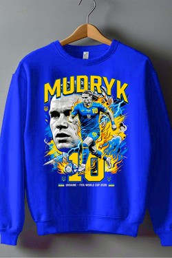 Mudryk BOOTLEG1 - Sweat Col Rond Homme-BLANC