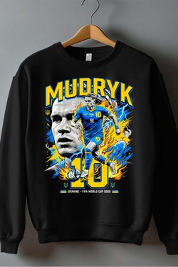 Mudryk BOOTLEG1 - Sweat Col Rond Homme-BLANC