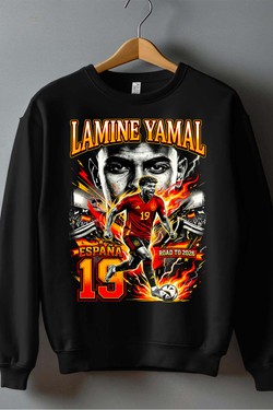 Yamal BOOTLEG2 - Sweat Col Rond Homme-BLEU ROI