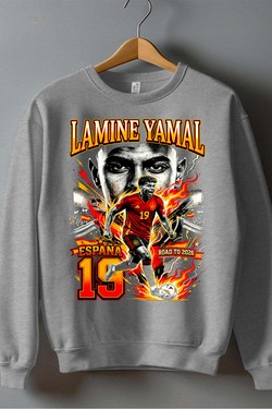 Yamal BOOTLEG2 - Sweat Col Rond Homme-BLEU ROI