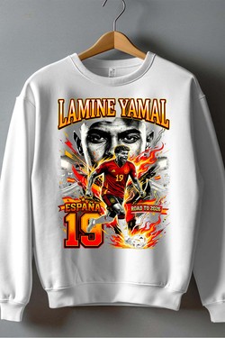Yamal BOOTLEG2 - Sweat Col Rond Homme-BLEU ROI