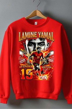 Yamal BOOTLEG2 - Sweat Col Rond Homme-BLEU ROI