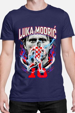 Modric BOOTLEG1 - Tshirt Homme-BLEU ROI