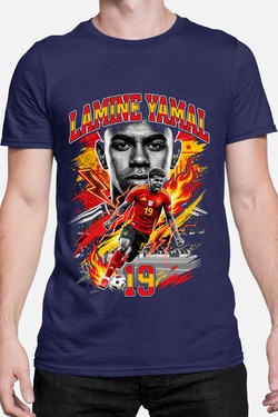 Yamal BOOTLEG1 - Tshirt Homme-ROUGE