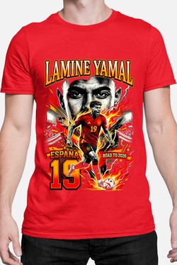 Yamal BOOTLEG2 - Tshirt Homme-MARINE
