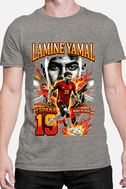 Yamal BOOTLEG2 - Tshirt Homme-MARINE