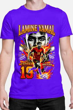 Yamal BOOTLEG2 - Tshirt Homme-MARINE