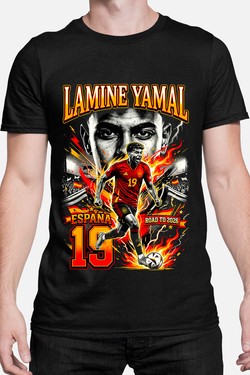 Yamal BOOTLEG2 - Tshirt Homme-MARINE