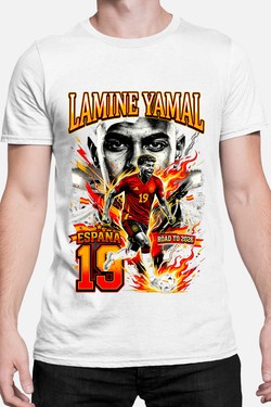 Yamal BOOTLEG2 - Tshirt Homme-MARINE
