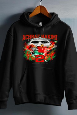 Hakimi BOOTLEG1 - Sweat capuche Homme-BLANC