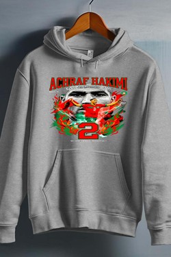 Hakimi BOOTLEG1 - Sweat capuche Homme-BLANC