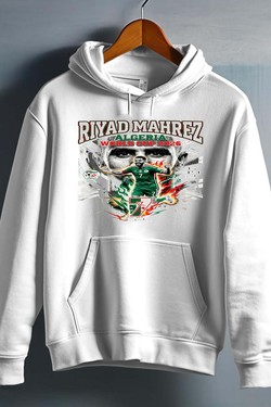 Mahrez BOOTLEG1 - Sweat capuche Homme-ROUGE