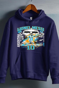 Messi BOOTLEG1 - Sweat capuche Homme-MARINE