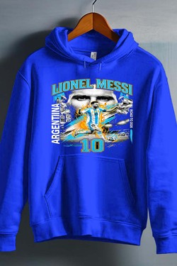 Messi BOOTLEG1 - Sweat capuche Homme-MARINE