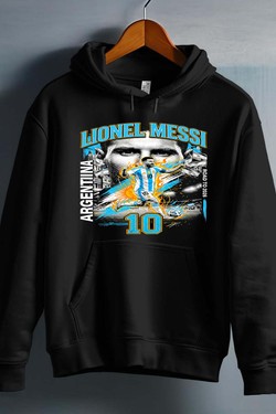 Messi BOOTLEG1 - Sweat capuche Homme-MARINE