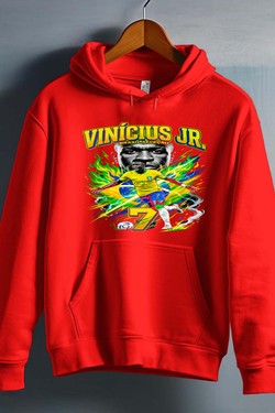 Vinicius BOOTLEG1 - Sweat capuche Homme-ROUGE