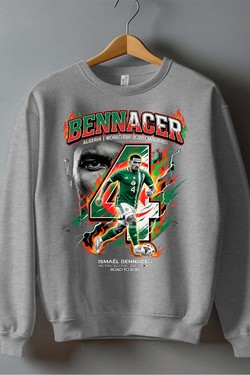 Bennacer BOOTLEG1 - Sweat Col Rond Homme-BLEU ROI