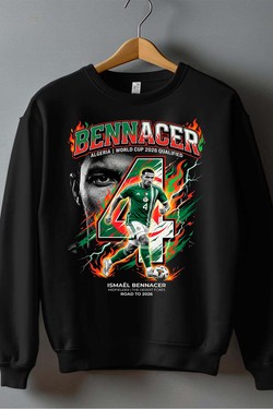 Bennacer BOOTLEG1 - Sweat Col Rond Homme-BLEU ROI