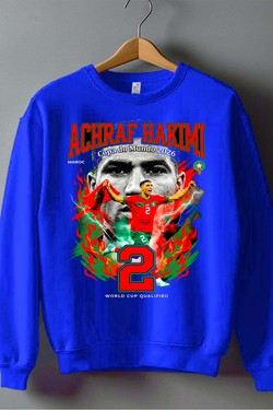 Hakimi BOOTLEG1 - Sweat Col Rond Homme-NOIR