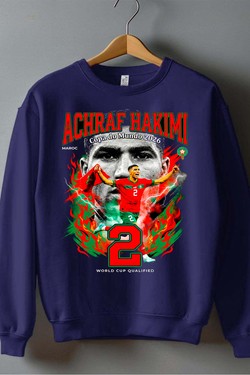 Hakimi BOOTLEG1 - Sweat Col Rond Homme-NOIR