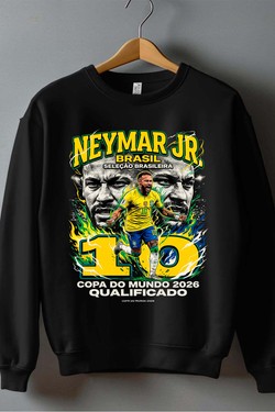 Neymar BOOTLEG1 - Sweat Col Rond Homme-NOIR