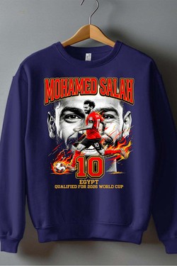 Salah BOOTLEG1 - Sweat Col Rond Homme-MARINE