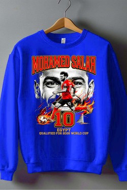 Salah BOOTLEG1 - Sweat Col Rond Homme-MARINE