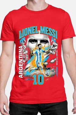 Messi BOOTLEG1 - Tshirt Homme-BLANC